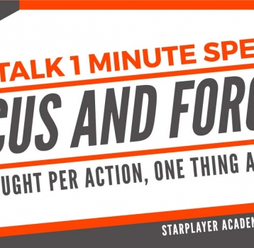 PTOMS120: Focus and Forget, One Thought Per Action, One Thing at a Time